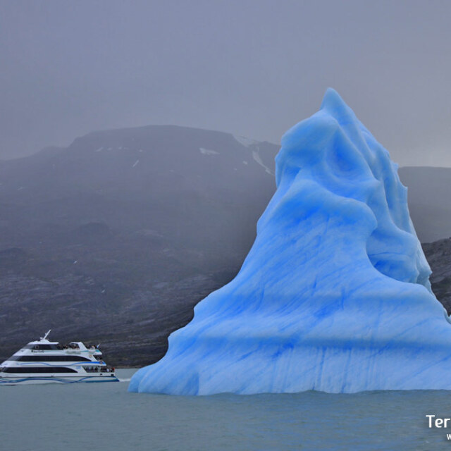 Recorreràs les aigües cristal·lines del fiord Última Esperanza, on podràs presenciar de prop la grandesa de les glaceres.