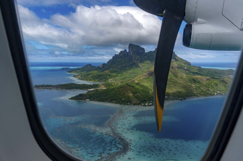Blackpepper Viajes Polinesia 0012 Vista Aerea Avion Bora Bora Polinesia Francesa