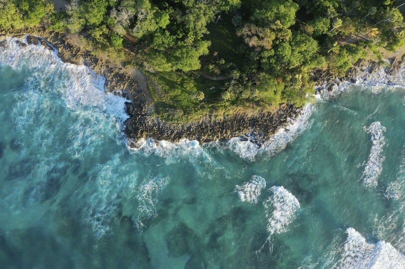 Viajes Sao Tome Blackpepper 0010 Aerial Rolas Island