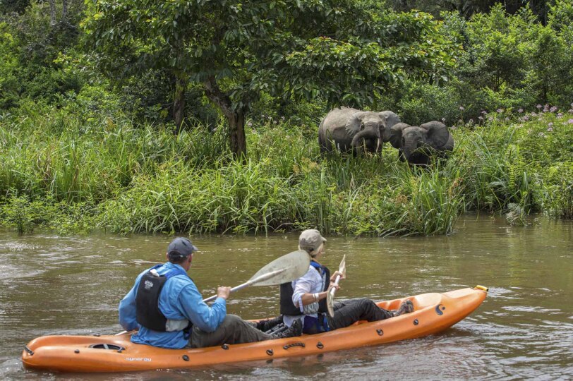 Aventura en kayak por el Congo.