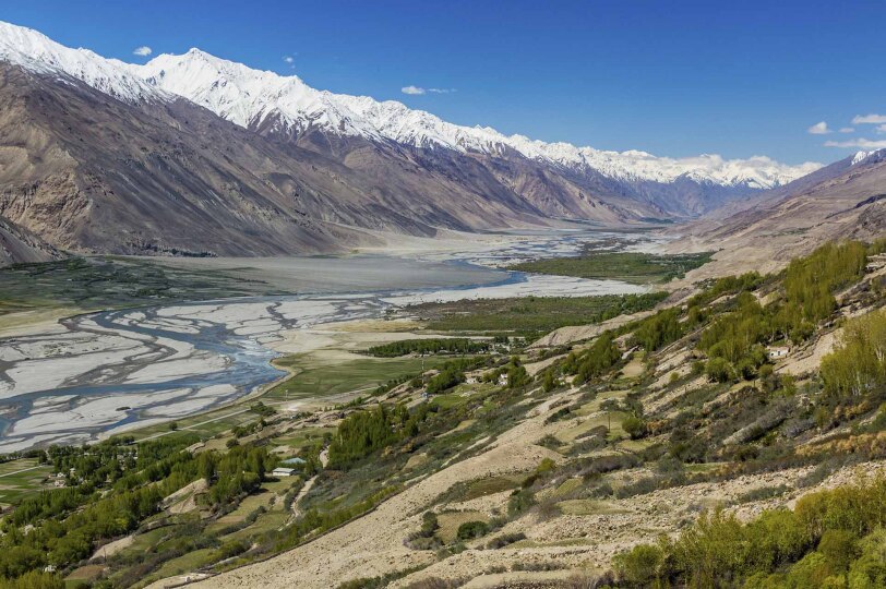 Valle Wakhan y río Panj