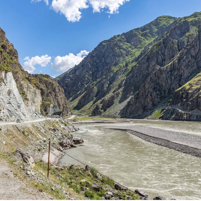Camino a Khorug atravesando el Pamir, Tayikistán