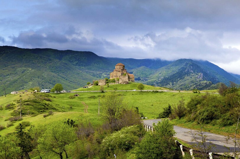 Viajes Georgia Blackpepper 0020 Georgian Orthodox Jvari Monastery Mtskheta Georgia
