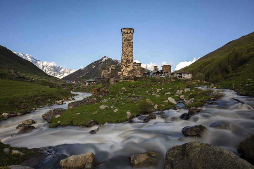Viajes Georgia Blackpepper 0031 Ancient Tower Natural Landscape