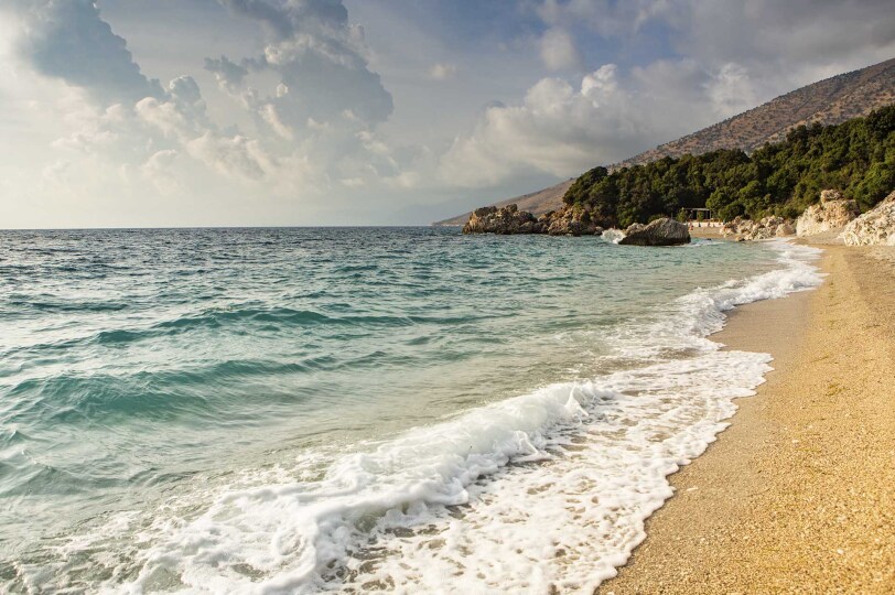 Viajes Albania Blackpepper Travel 0013 Very Beautiful Beach With Crystal Clear Water Albania Europe