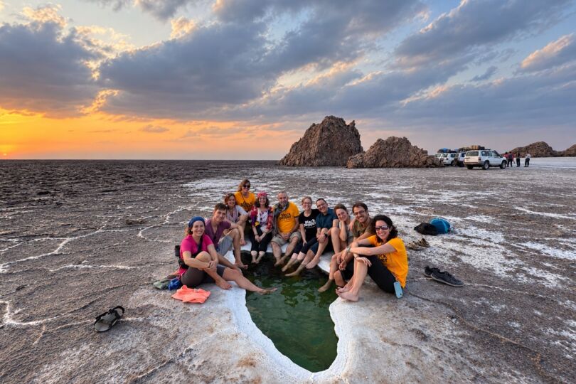 Viaje Danakil Etiopia Blackpepper Karum Lake Grupo