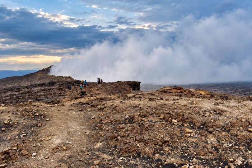 Viaje Danakil Etiopia Blackpepper Vista Aerea Crater